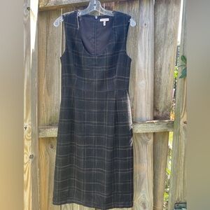 Rebecca Taylor Plaid Dress.  Wool blend.  Size 8